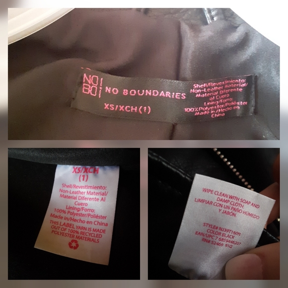 For @uniquenpink NWOT! Black Biker Jacket 💖 - Picture 8 of 8